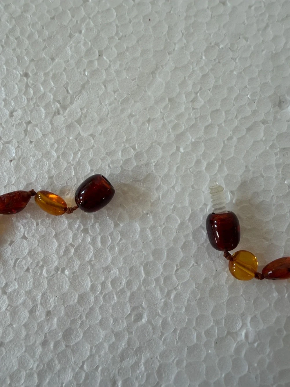 Amber Multi-Tone Leaf Necklace & Earrings Set from Latvia
